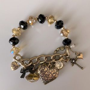Betsey Johnson Hearts Bracelet